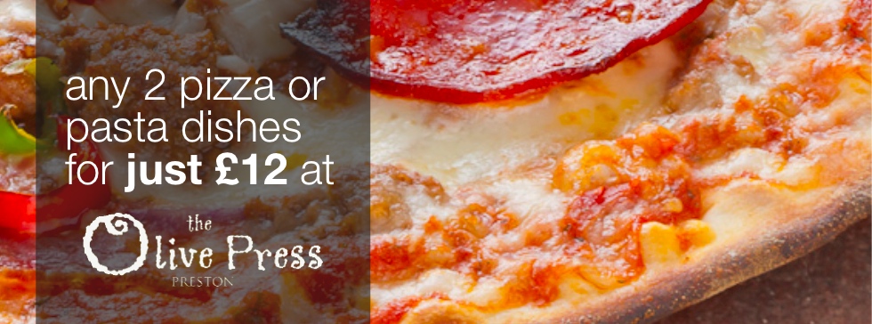 Any 2 Pizza or Pasta dishes for £12